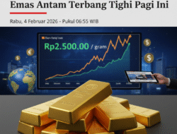 Faktor Global yang Memicu Harga Emas Antam Terbang Tinggi Pagi Ini