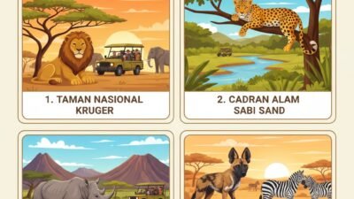 Rekomendasi Destinasi Wisata di Afrika Selatan yang Menawarkan Pengalaman Safari yang Sangat Menakjubkan