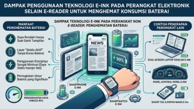 Dampak Penggunaan Teknologi E-Ink Pada Perangkat Elektronik Selain E-Reader Untuk Menghemat Konsumsi Baterai