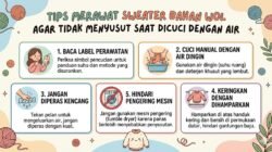 Tips Merawat Sweater Bahan Wol Agar Tidak Menyusut Saat Dicuci Dengan Air