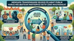 Mengapa Transparansi Seleksi Pejabat Publik Harus Melibatkan Partisipasi Aktif Dari Masyarakat
