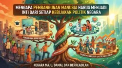 Mengapa Pembangunan Manusia Harus Menjadi Inti Dari Setiap Kebijakan Politik Negara