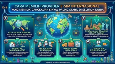 Cara Memilih Provider E-Sim Internasional yang Memiliki Jangkauan Sinyal Paling Stabil di Seluruh Dunia